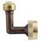 Apollo 1/4 in. (3/8 in. O.D.) Brass Push-To-Connect x 3/4 in. Garden Hose Thread 90-Degree Dishwasher Elbow FSBDWE1434 - alternate 1